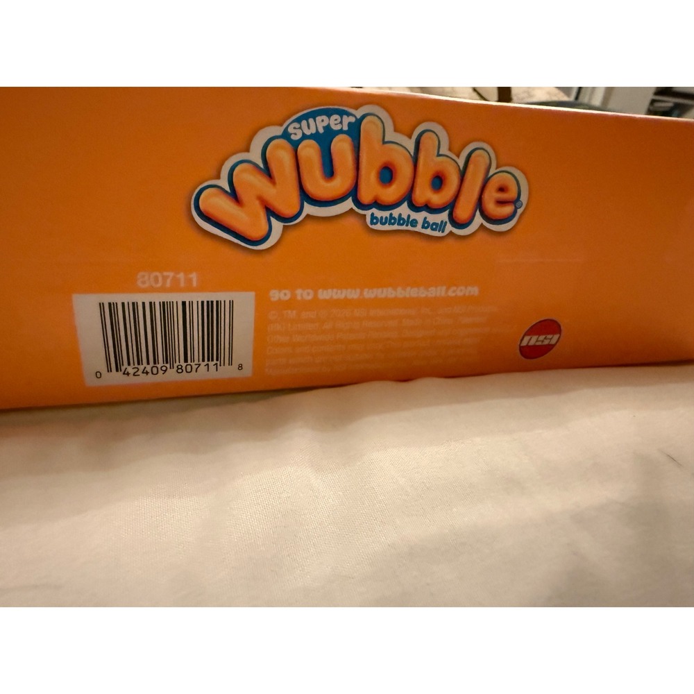 Super Wubble Bubble Ball 2 Pack Red Rox Boing Blue Inflatable Toy 80711 NIB - Picture 3 of 3